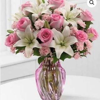 Shop Pretty in Pink: Embrace elegance with our enchanting floral arrangement, a perfect blend of grace and charm. #PrettyInPink #FloralElegance