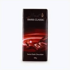 Lindt Swiss Dark Chocolate 100g, ideal treat for special occasions and celebrations.