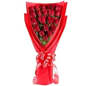Shop Reasons Of Love of two dozen red roses: a symphony of love, each bloom a reason, creating a passion-filled bouquet expressing devotion in every petal.