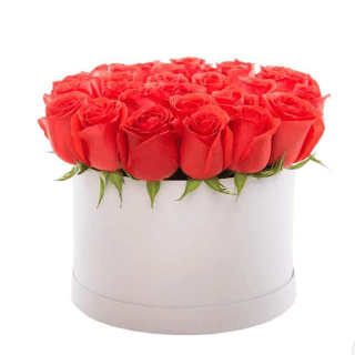 With vibrant warmth in every petal, our Orange Box Arrangement brings a burst of joy, perfect for brightening any space. #OrangeBlooms #FloralCharm