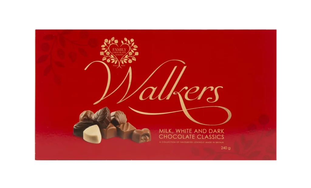 Shop Walkers Milk Chocolate Classics 240g, a delightful assortment of creamy milk chocolate treats for indulgent moments. Order same-day delivery in Nairobi.