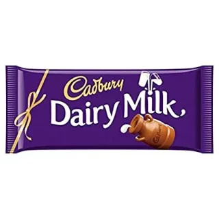 Shop same-day delivery of Cadbury Dairy Milk Chocolate 110g: Enjoy the classic, creamy goodness of Cadbury's iconic chocolate, now in a convenient 110g bar