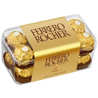 Order Ferrero Rocher Chocolate 200g and discover pure decadence with these golden, hazelnut-filled delights, perfect for any occasion in Nairobi
