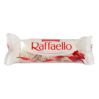 Shop and indulge in the delicate elegance of Raffaello Chocolate 30g. These luxurious coconut-almond treats offer a moment of pure bliss.
