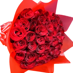Capture hearts with 24 red roses bouquets with timeless elegance for any occasion. Order now, and make every moment unforgettable.