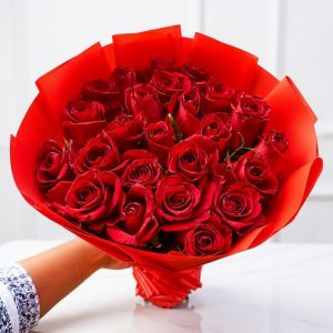 24 Red Roses Bouquet
