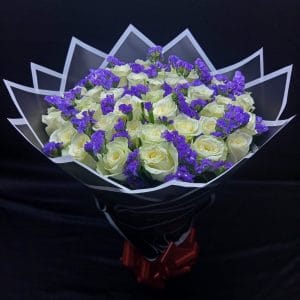 White and purple flowers perfect for any occasions