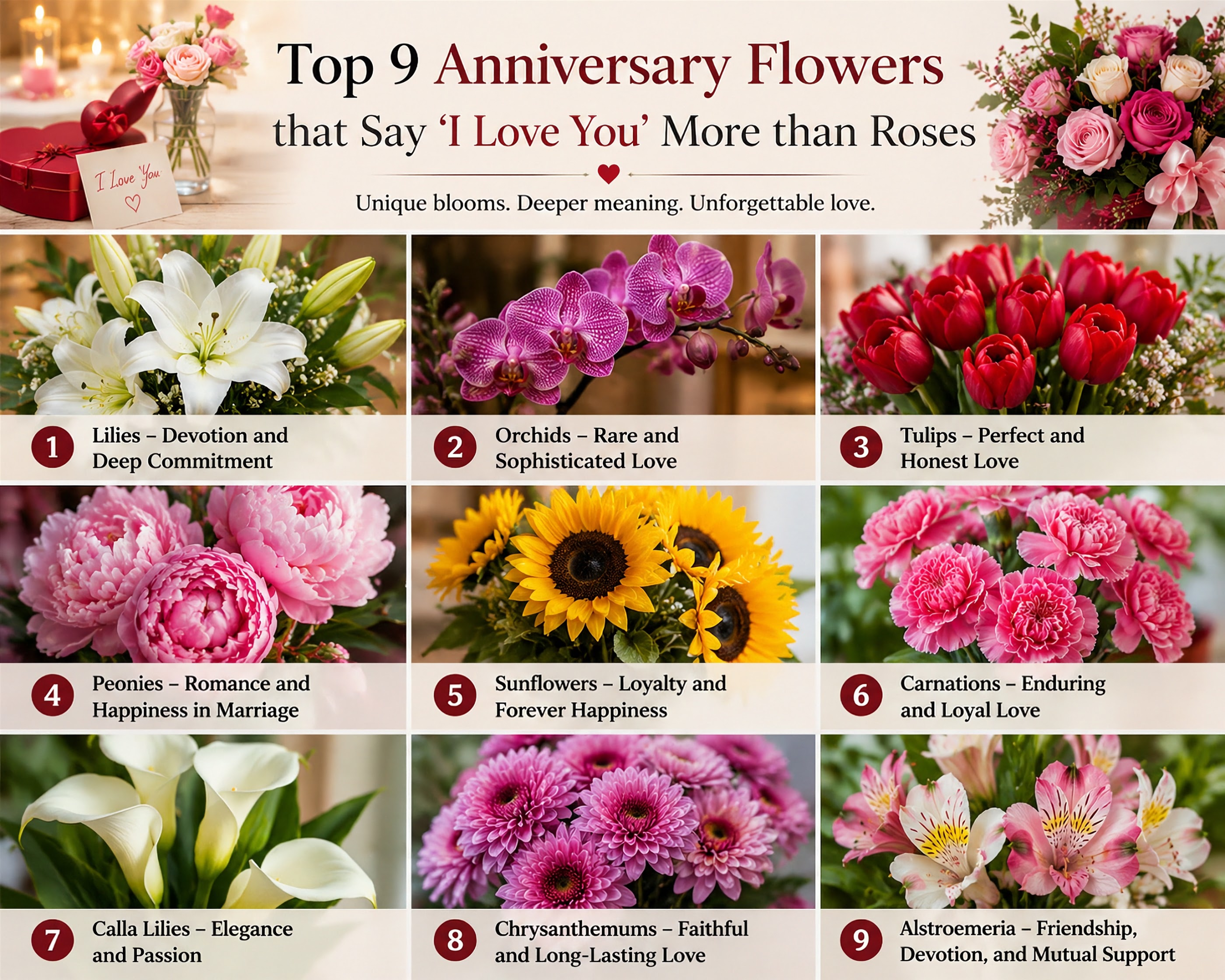 Top 9 Anniversary Flowers Nairobi that Say ‘I Love You’ More than Roses