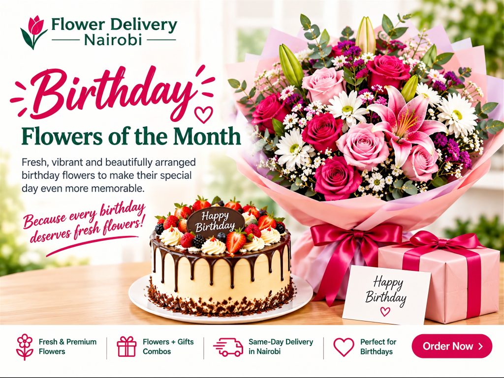 Birthday Flowers of the Month – Fresh Birthday Bouquet
