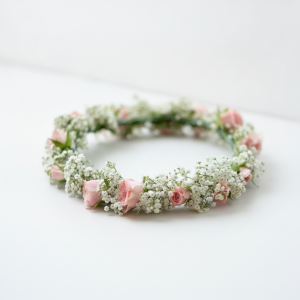 Pink Crown Bridal Bouquet