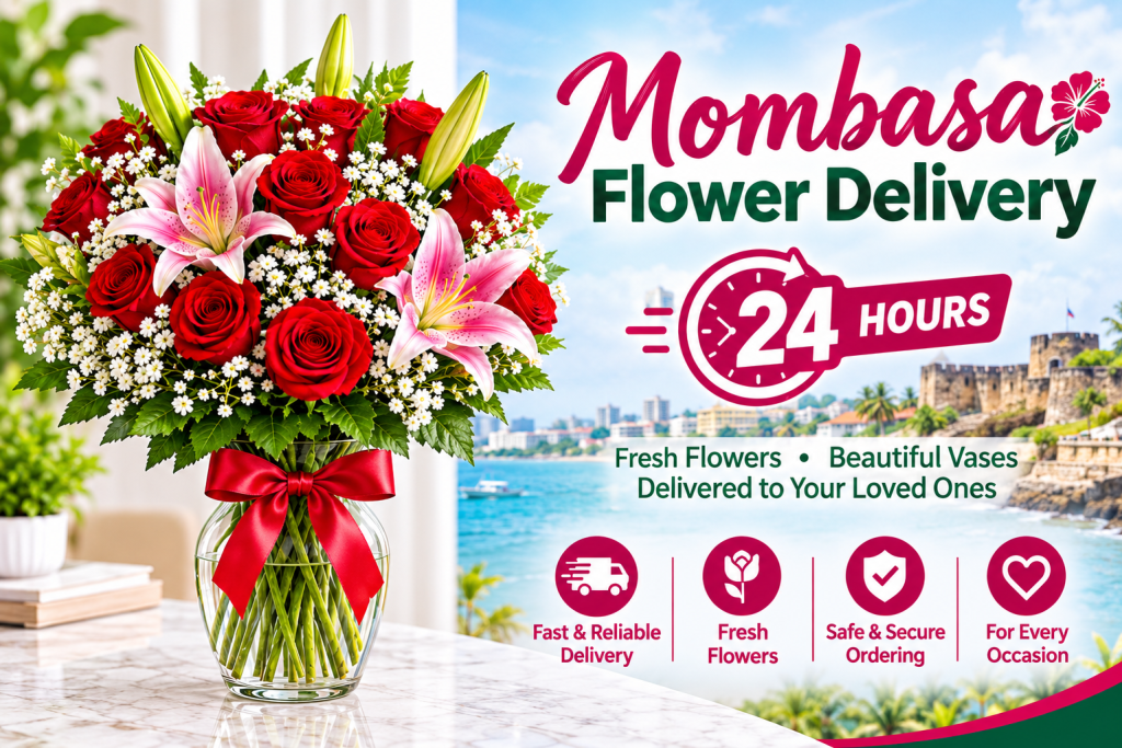 Mombasa Flower Delivery – Fresh Roses and Beautiful Bouquets